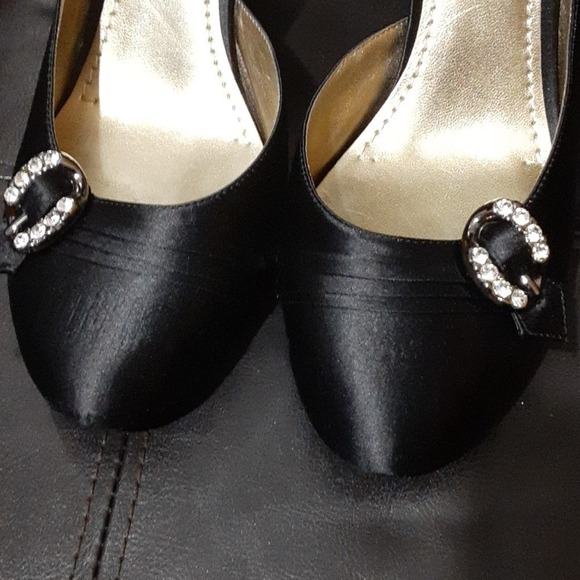 Nine West Faux Satin Highheel Shoes - Picture 3 of 8